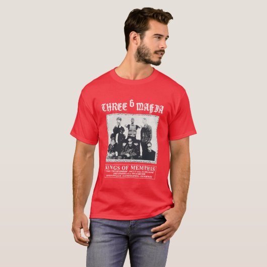 Three 6 Mafia friend Tシャツ (正面フル)