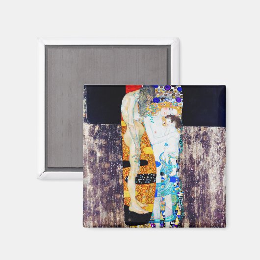 Three Ages of Life, Gustav Klimt マグネット (正面/裏面)