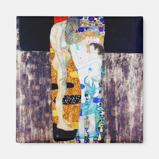 Three Ages of Life, Gustav Klimt マグネット (正面)