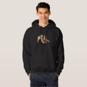 Three angel  motif cute angel hoodie painting art パーカ (正面フル)