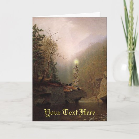 Three Bears Forest Christmas カード (正面)