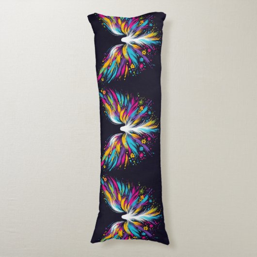 Three Beautiful Angel On the Back and Front of a ボディピロー (正面縦)