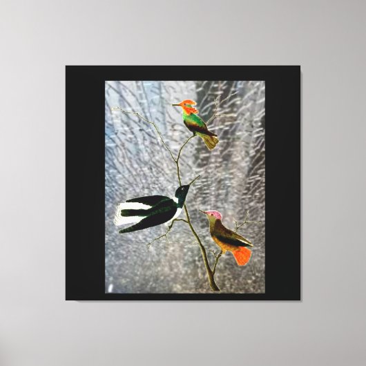 Three Birds キャンバスプリント (正面)