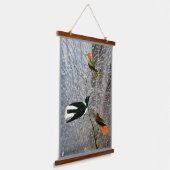 Three Birds 吊り下げ型タペストリー (傾斜あり)