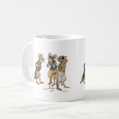 Three Blind Mice by Charles Folkard コーヒーマグカップ (正面左)