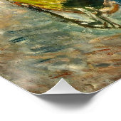 Three boat. Claude Monet.  ポスター (コーナー)