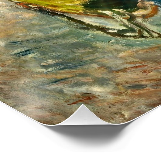 Three boat. Claude Monet.  ポスター (コーナー)