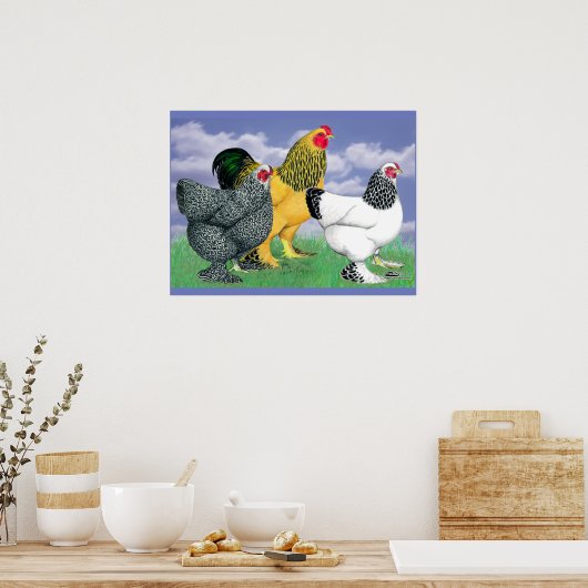 Three Brahmas ポスター (キッチン)