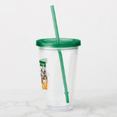 Three Bulldogs in Costumes アクリルタンブラー (左)