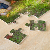 Three Bulldogs in Costumes ジグソーパズル (側面)