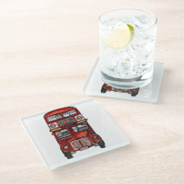 Three Buses ガラスコースター