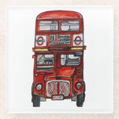 Three Buses ガラスコースター (正面)