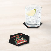 Three Cat Funny Christmas Cat Ugly Xmas Sweater Me ペーパーコースター (インサイチュ)