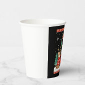 Three Cat Funny Christmas Cat Ugly Xmas Sweater Me 紙コップ (右)