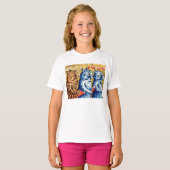 Three cats singing by Louis Wain  Tシャツ (正面フル)