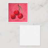 Three Cherries ノートカード (正面/裏面)