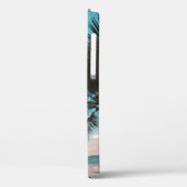 Three coconut trees on seashore Case-Mate iPhoneケース (裏面 / 左)