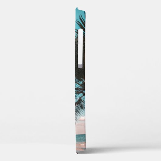 Three coconut trees on seashore Case-Mate iPhoneケース (裏面 / 左)