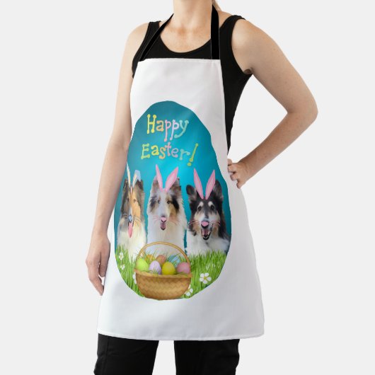 Three Collie Bunny エプロン (インサイチュ)