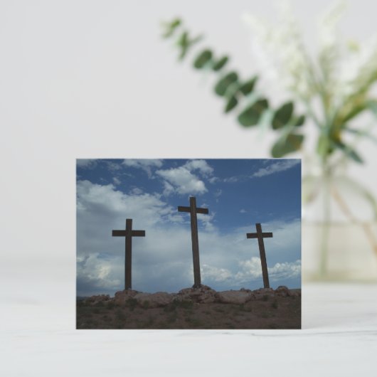 Three Crosses -セドナ,アリゾナ州はがき写真 ポストカード (スタンド正面)