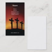 Three crosses 名刺 (正面/裏面)