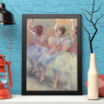 Three Dancers by Edgar Degas, Vintage Ballet Art ポスター<br><div class="desc">Three Dancers (c.1888-93) by Edgar Degas is a vintage impressionism fine art portrait painting featuring three beautiful ballet dancers performing on stage. Graceful and elegant. About the artist: Edgar Degas (1834-1917) is regarded as one of the founders of Impressionism although he preferred realism and to be called a realist. Degas...</div>