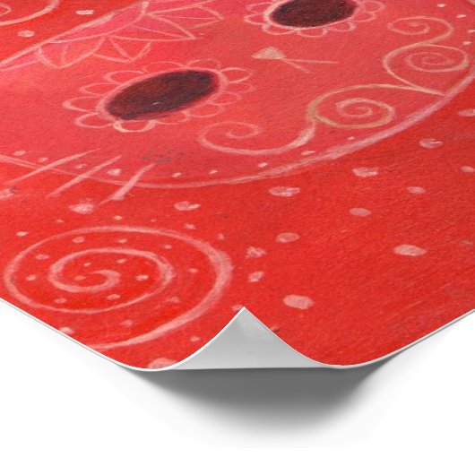 Three Day of The Dead Skulls ポスター (角)