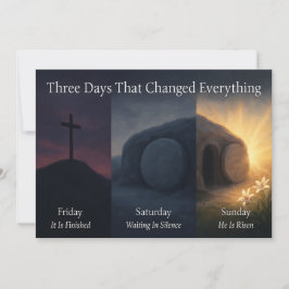 Three Days That Changed Everything Easter Card シーズンカード