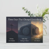 Three Days That Changed Everything Easter Card シーズンカード (スタンド正面)