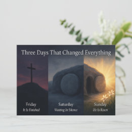 Three Days That Changed Everything Easter Card シーズンカード