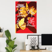 Three Delivery™ Group Poster ポスター (ホームオフィス)