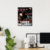 Three Delivery™ Sid Poster ポスター (ホームオフィス)