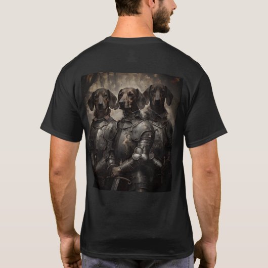 「Three Dog Knights Tee - Cancer Fighting Tour」 Tシャツ (裏面)