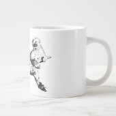 Three Dogs Mug – Lying Trio in Black Ink ジャンボコーヒーマグカップ (右)