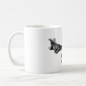 Three Dogs Mug – Resting Companions in Ink Style コーヒーマグカップ (左)