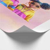 three doll wrapping paper ラッピングペーパー (角)