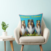 Three Easter Collies クッション (椅子)