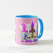 Three Easter Gnomes マグカップ (正面右)