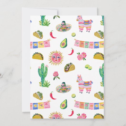 Three-esta Fiesta 3rd Birthday 招待状 (裏面)