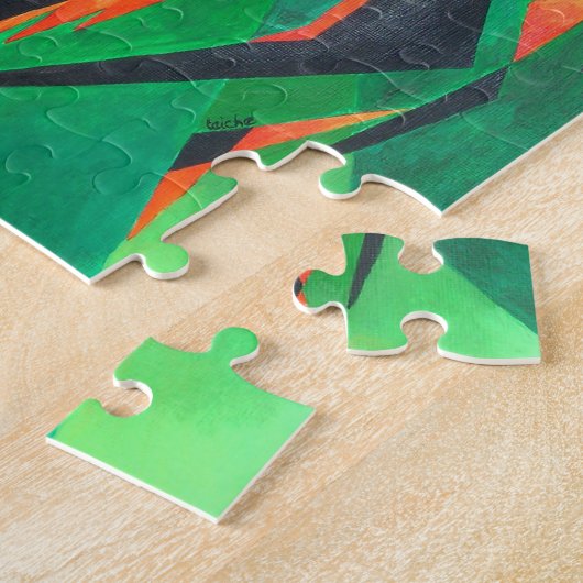 Three Ethnic Traditional Black Women Dancing ジグソーパズル (側面)