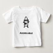 Three Eye Botかわいい ベビーTシャツ (正面)