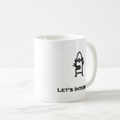 Three Eye Bot Letsインタフェース コーヒーマグカップ (正面右)