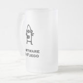 Three Eye Bot Software En Fuego フロストグラスビールジョッキ (正面左)