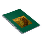 Three Frog Knot – Whimsical Amphibian Wordplay Art ノートブック (右側)