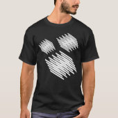 three geometric squares design tシャツ (正面)