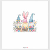 Three Gnome Easter Gnome Easter Egg T-Shirt シール (シート)