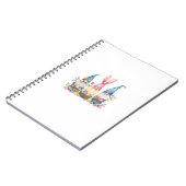 Three Gnome Easter Gnome Easter Egg T-Shirt ノートブック (左側)