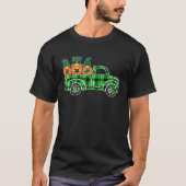 Three Gnome Truck Buffalo Plaid Happy St Patrick's Tシャツ (正面)