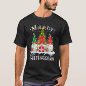 Three Gnomes Matching Family Merry Christmas Tree  Tシャツ (正面)