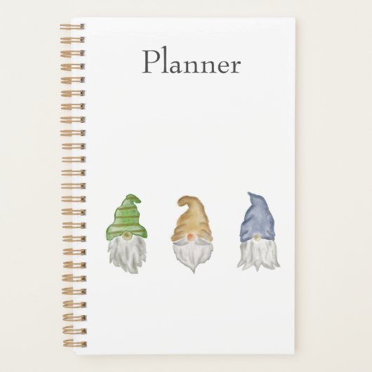 Three Gnomes Spiral Soft Cover Planner プランナー手帳 (正面)